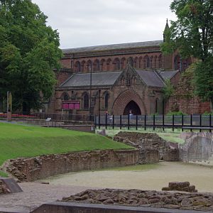 Church of St John the Baptist and the Amphitheatre, Chester