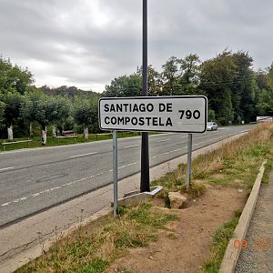 Santiago de Compostela Sign