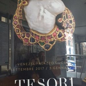 Sign for special exhibit at the Doge's Palace