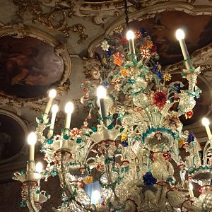 Chandelier at Ca'Rezzonico