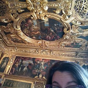Overwhelmed by gold at the Doge's Palace