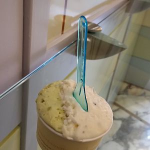 Pistachio gelato from San Crispino