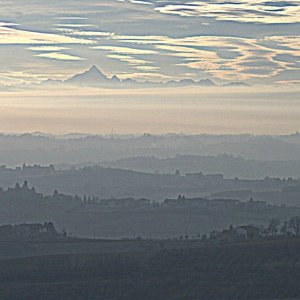 Blue hills of Monferrato