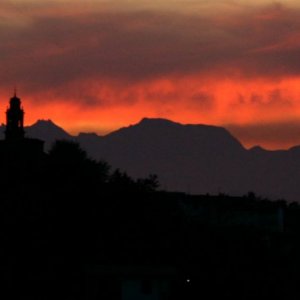 Red sky, Montechiaro (AT) Monferrato