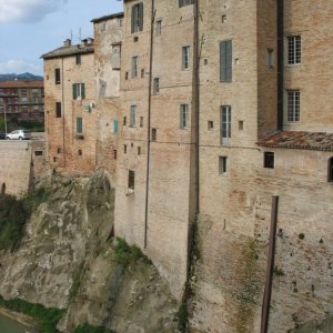 Urbania - Houses over Metauro river