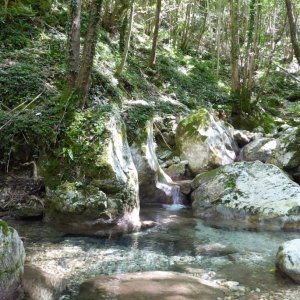 River between Monte Catria and Monte Cucco