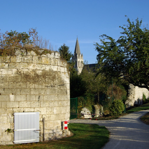 Beaulieu-lès-Loches, walls