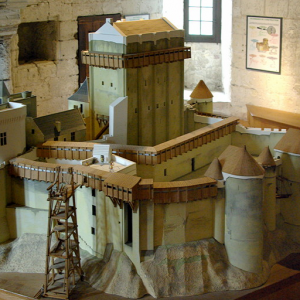 Model of Loches Donjon