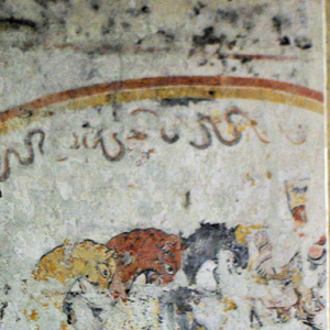 Azay-le-Rideau, Église St Symphorien - fresco.png