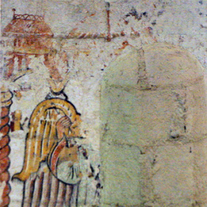 Azay-le-Rideau, Église St Symphorien - fresco.png