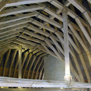 Azay-le-Rideau, Château - attic rafters.png