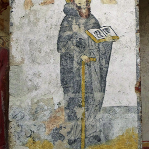 Lavardin, Église St-Genest - St Anthony .png