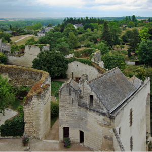 Loches Donjon, defensive walls