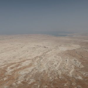 View of the Dead Sea from Masada