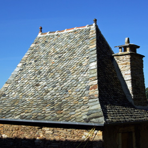 Typical Cantal roof