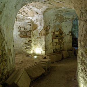Uzerche, Abbey of St Peter - Crypt