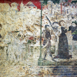 Conques, Abbey-Church of Saint-Foy - fresco