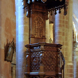 Bouzels, Church of Ste Fauste - pulpit