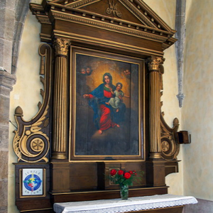 Belcastel, Église Ste-Marie-Madeleine - side altar