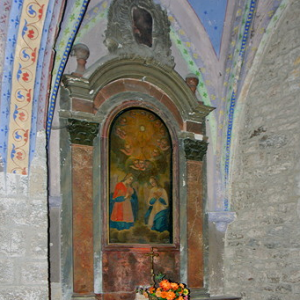 Loubressac, Église St-Jean Baptist - side altar
