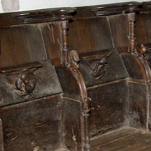 St-Illide Church - choir stalls