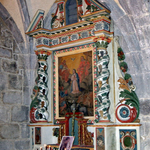 Prieuré Bénédictin de Bredons, Retable du Couronnement de la Vierge