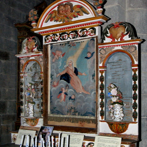 Prieuré Bénédictin de Bredons, Retable de l’ex voto