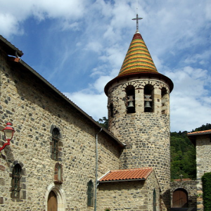 Goudet, church