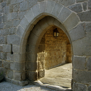Grazac, fortified priory - gateway