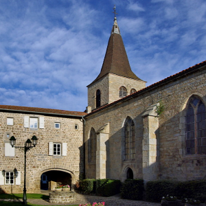 Grazac, fortified priory - church