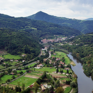 River Loire, looking downstream towards Chamalières-sur-Loire