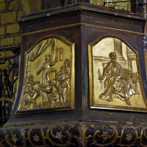 Saint-Bonnet-le-Château, Collegiate Church - pulpit