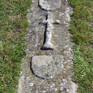 Montarcher - medieval grave slab