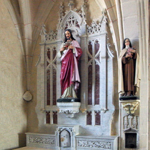 Montarcher church - side altar
