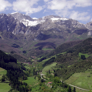 Picos de Europa from Ermita de San Miguel