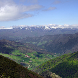 On the way to the San Glorio Pass