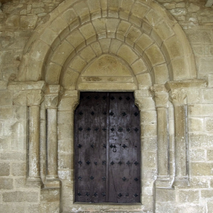 Olóriz Church door