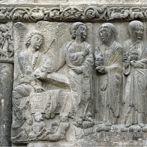 Estella, Iglesia de San Miguel - detail of doorway