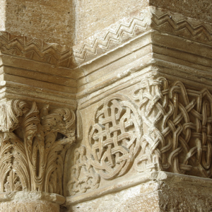 Monasterio de Irache  - detail of door
