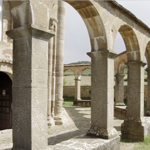 Iglesia Santa Maria de Eunate - colonnade