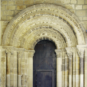 San Martin de Unx, Iglesia San Martin de Tours - west door