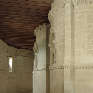 Ujué, Iglesia Santa Maria - exterior of apse