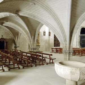 Ujué, Iglesia Santa Maria - west end