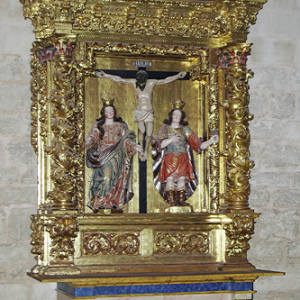 Ujué, Iglesia Santa Maria - reredos on the north wall