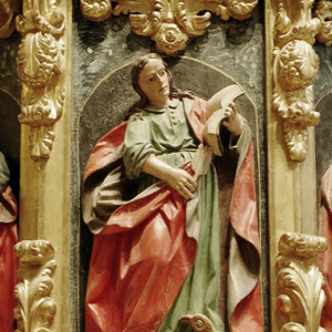 Ujué, Iglesia Santa Maria - pulpit