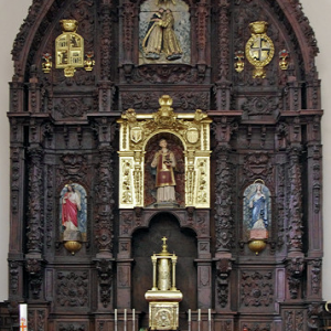 Potes, Iglesia San Vinccente - high altar and reredos