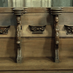 Foix, Abbatiale St-Volusien - choir stalls