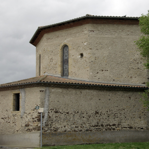La Bastide de Lordat - church