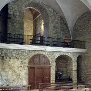 Vals, Église Sainte-Marie - gallery and Chapel of St Matthew