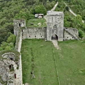 Château de Puivert  - bailey